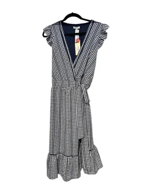 JADE JADE Checkered Gingham Navy dress M