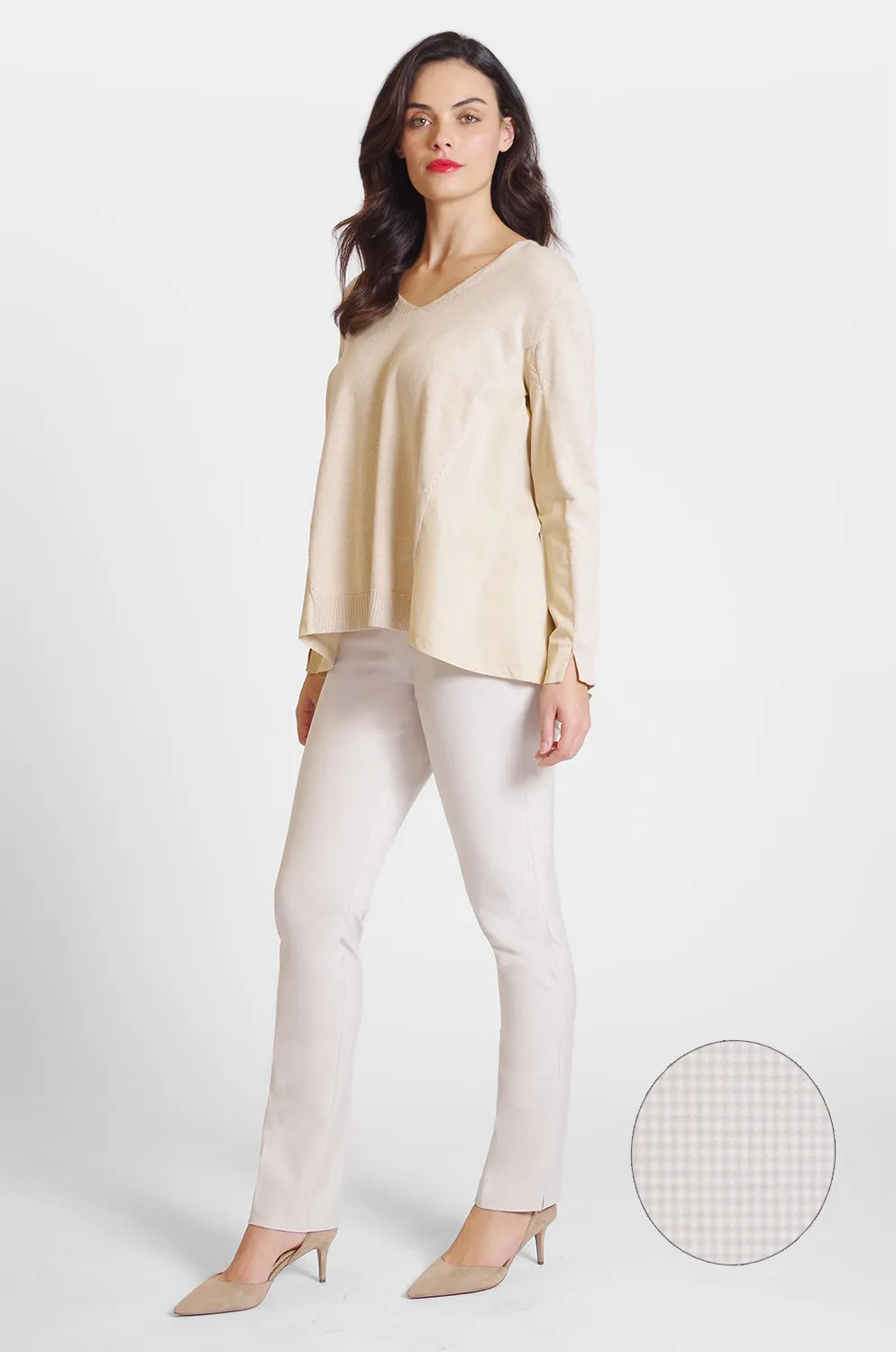 Jezebelle Pant - Museum Check: FINAL SALE