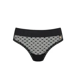 Knickerworld | Black Heart Mesh