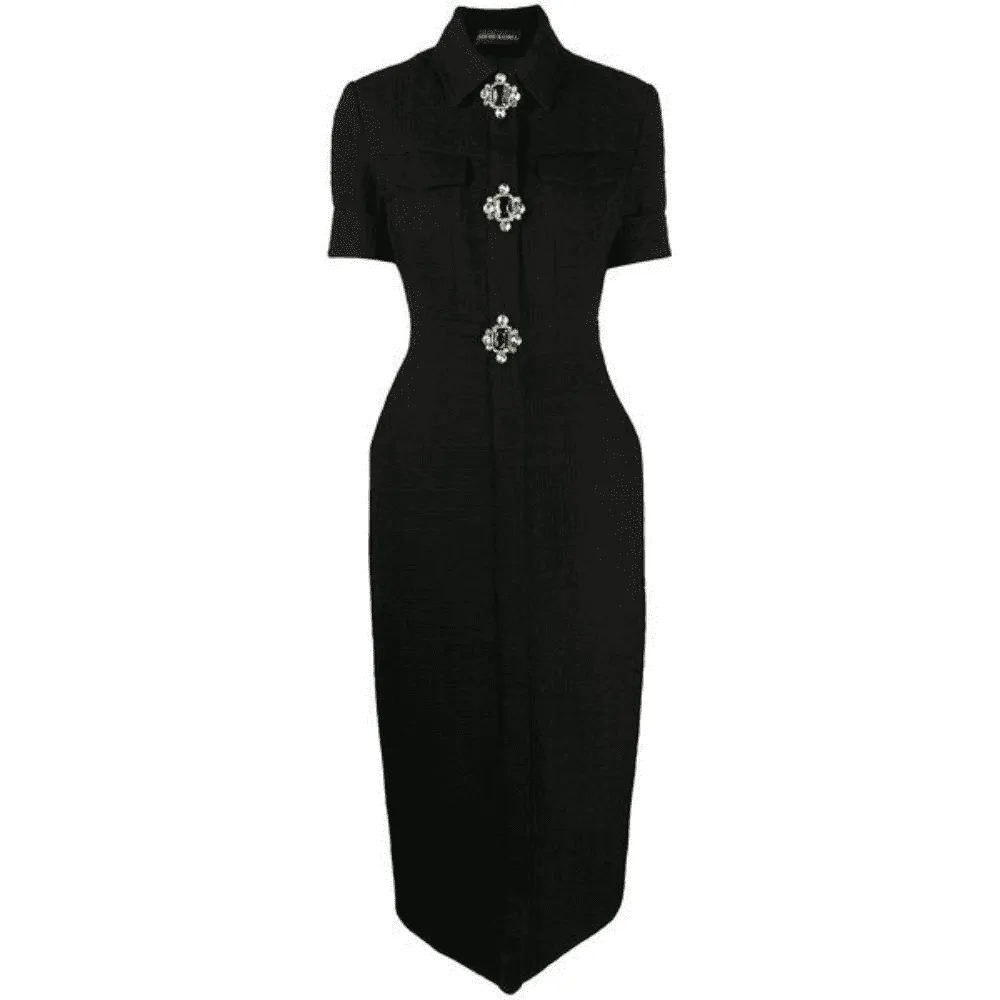 Knitted Embellished Dress