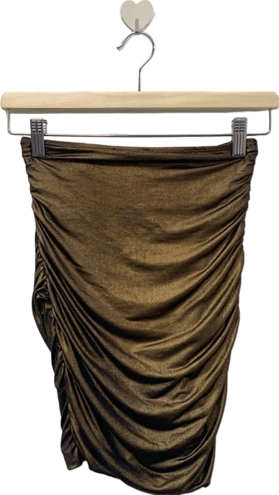 Kookai Brown Draped Skirt Size 1