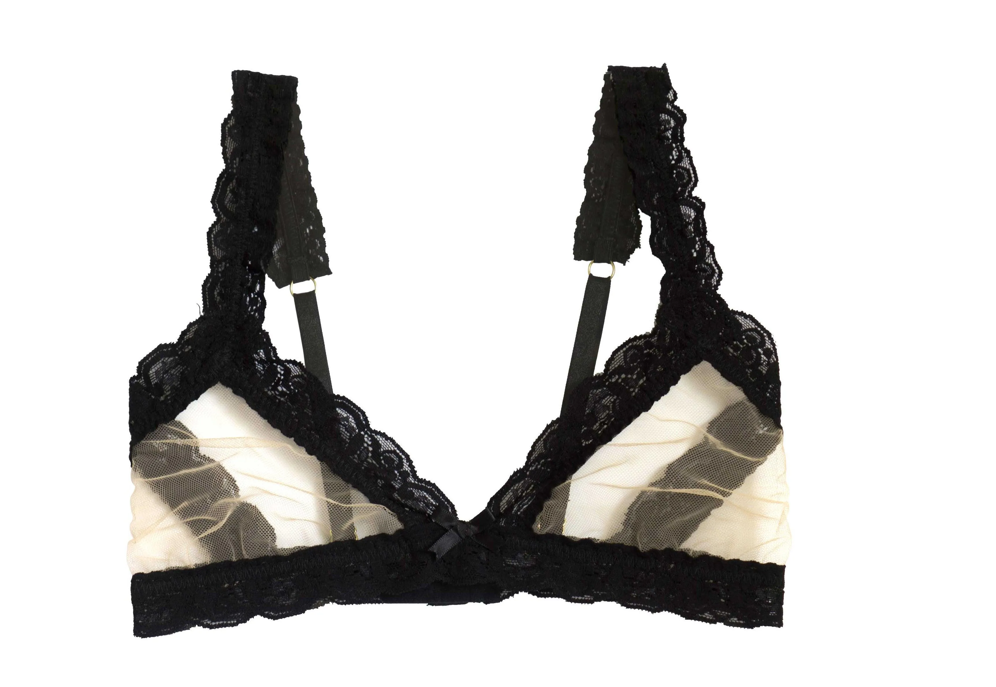Lace and Tulle Soft Bra