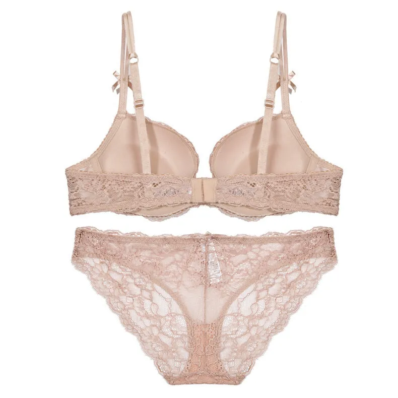Lace Padded Bra and Panty Set