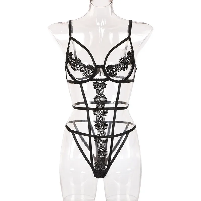 Lace Sexy Lingerie Suit in 3 Colors