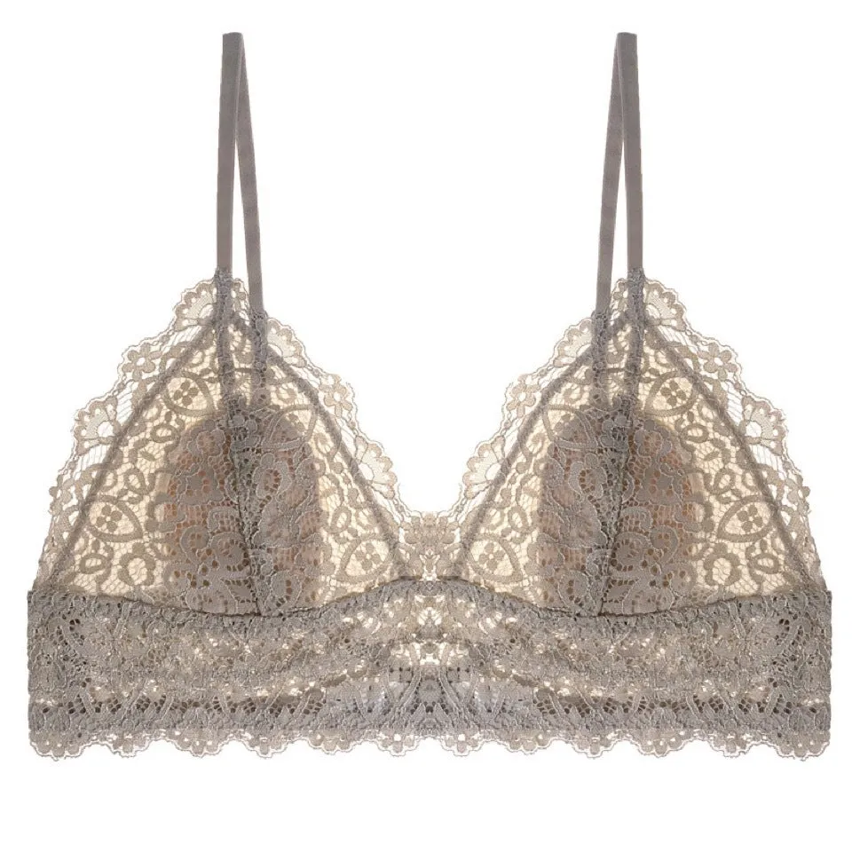 Lace Spaghetti Strap Bralette
