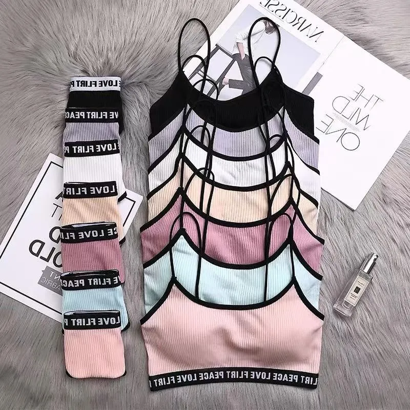 Letter Printed Lingerie Set