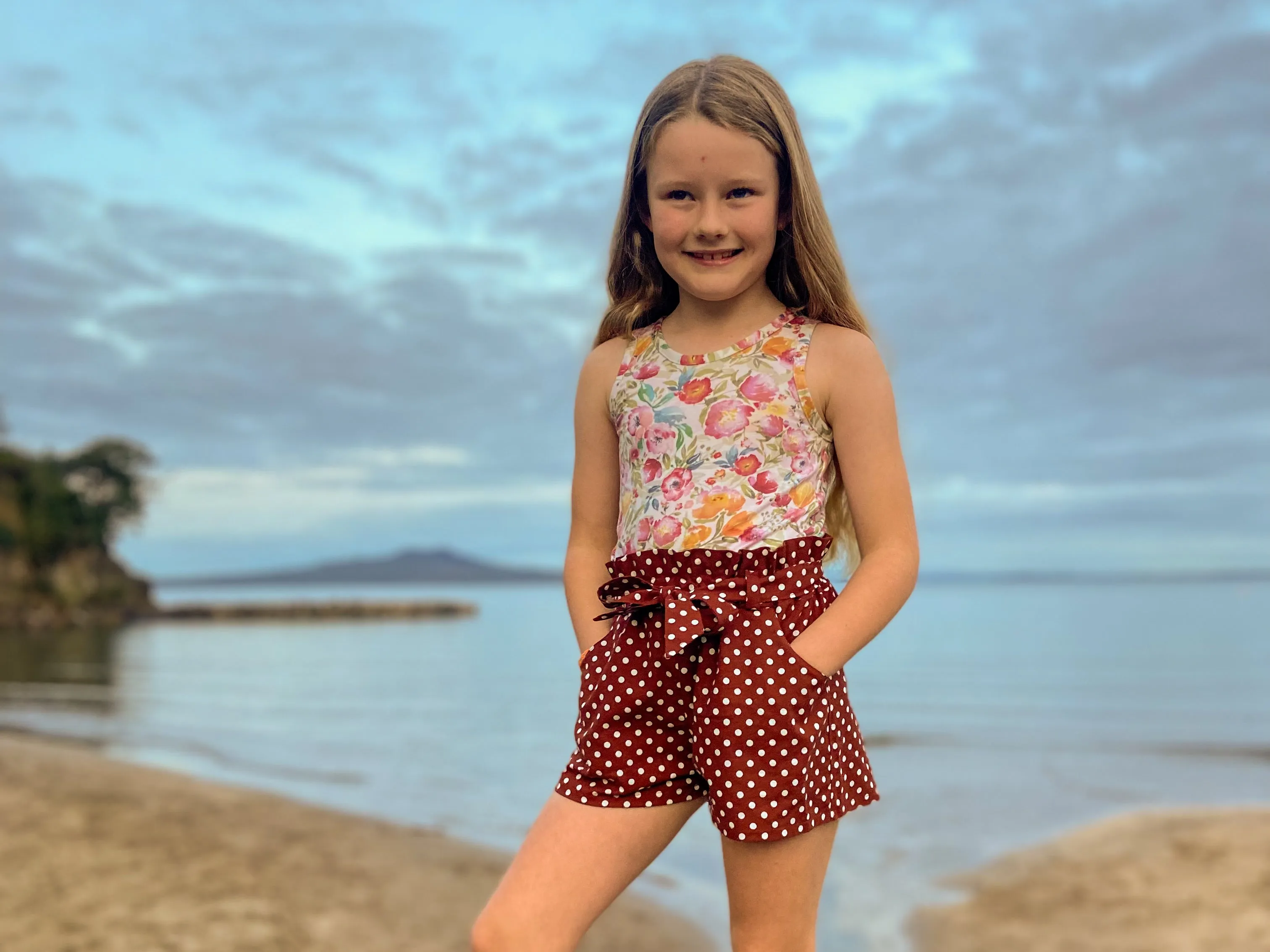 Lilac Shorts with FREE Tigerlily Tank PDF Sewing Pattern