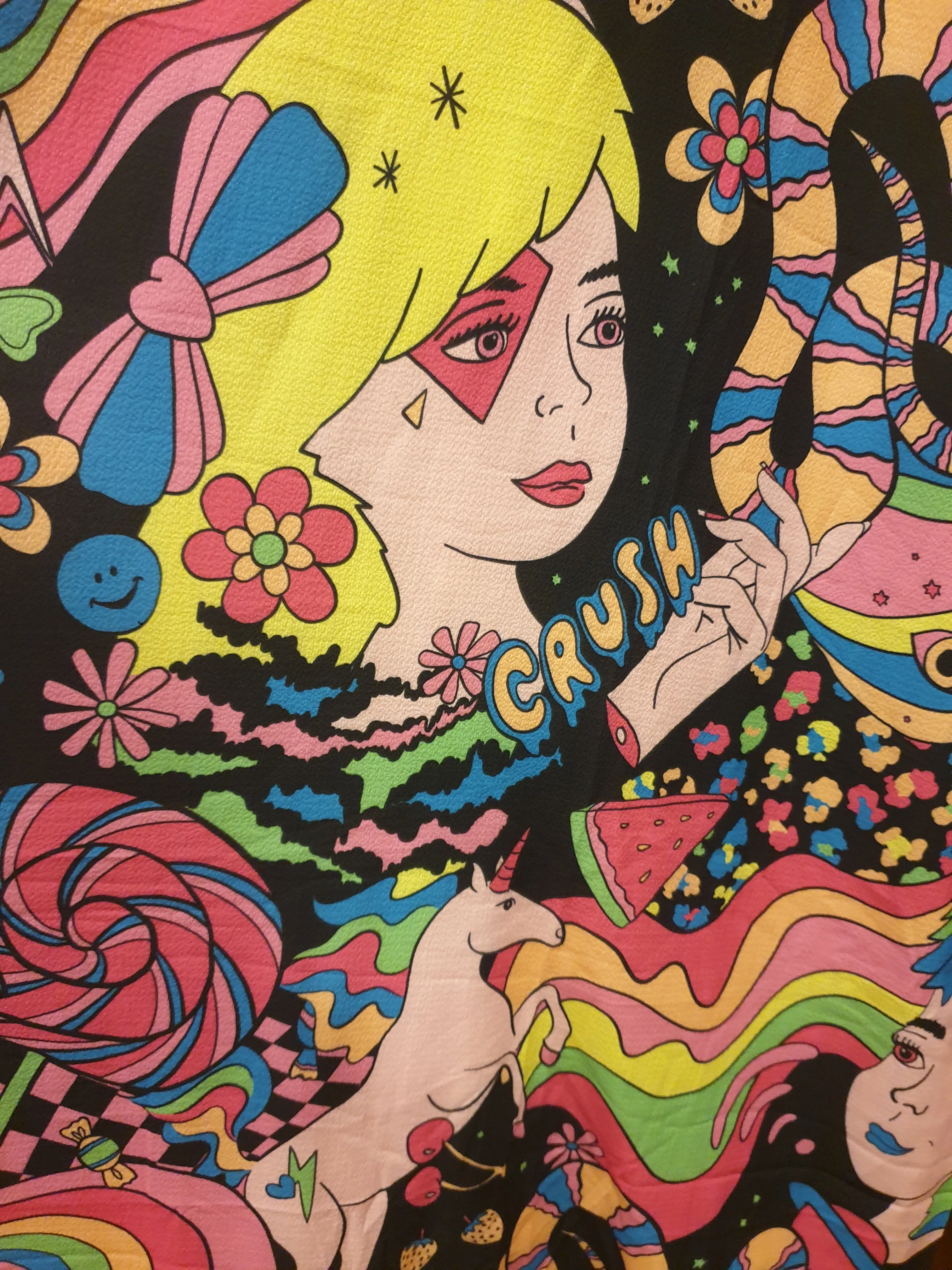 Little Party Dress psychedelic print dress size 10