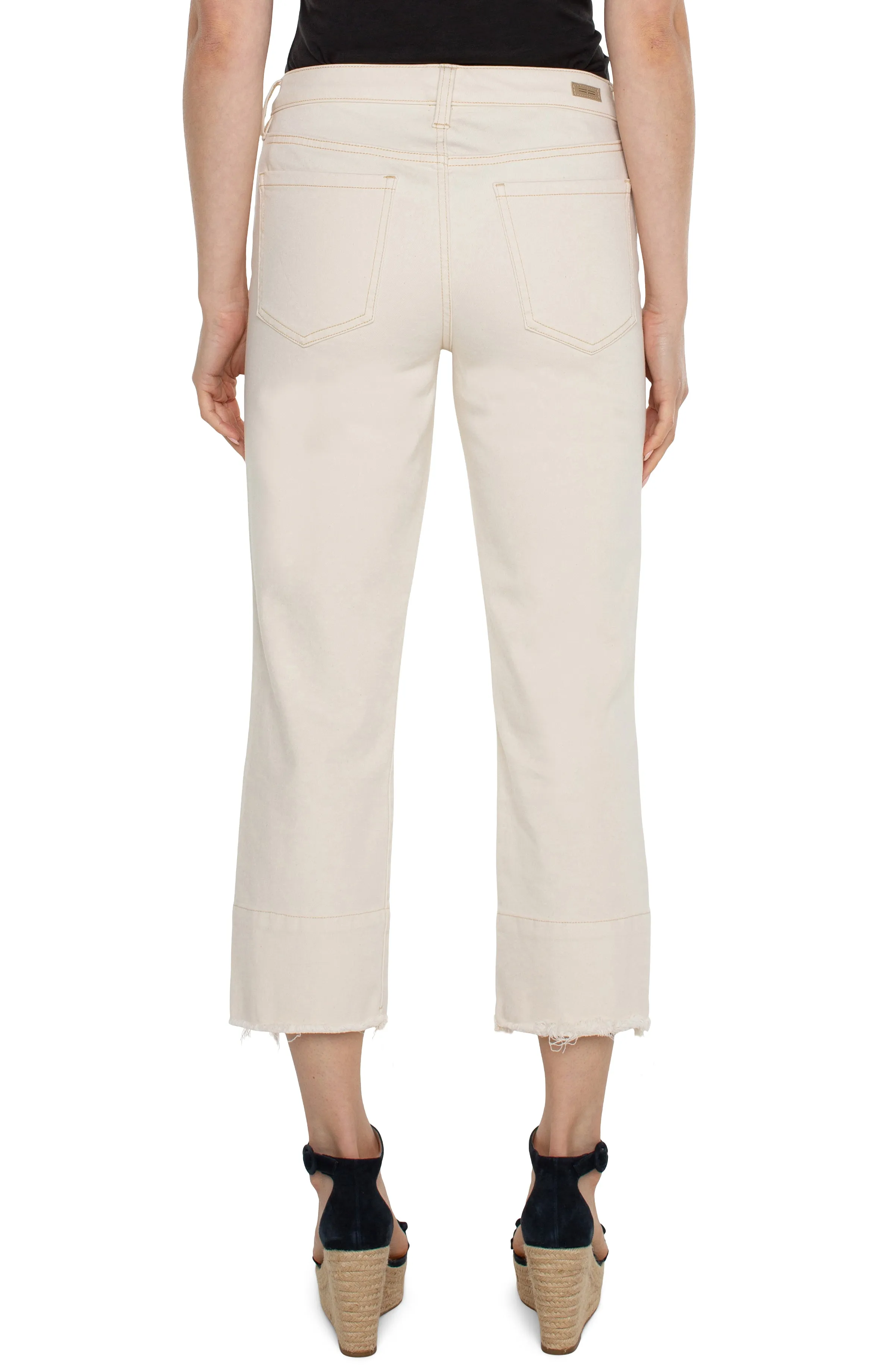 Liv Non-Skinny Skinny With Double Fray Hem
