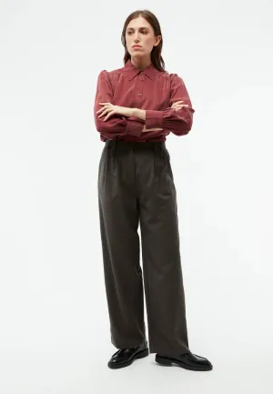 Liz wool trousers in grey
