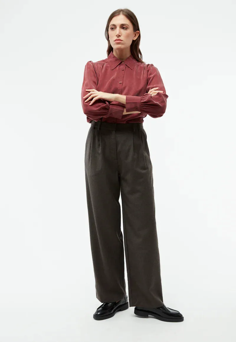 Liz wool trousers in grey