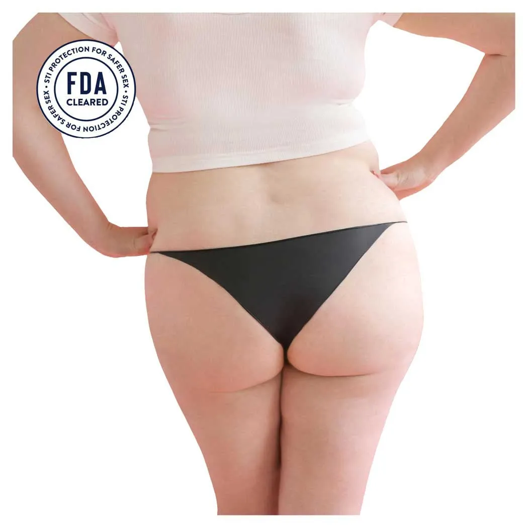 Lorals Protection Bikini - FDA-Cleared Wearable STI Protection - 4 Pack
