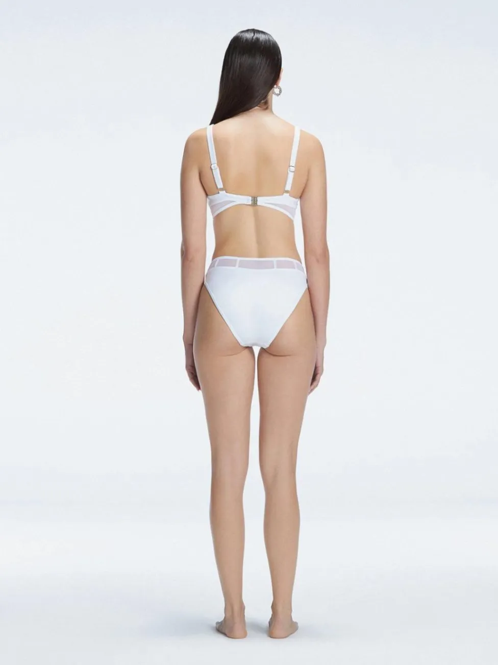 Lorelai White Two Piece Bikini Sets