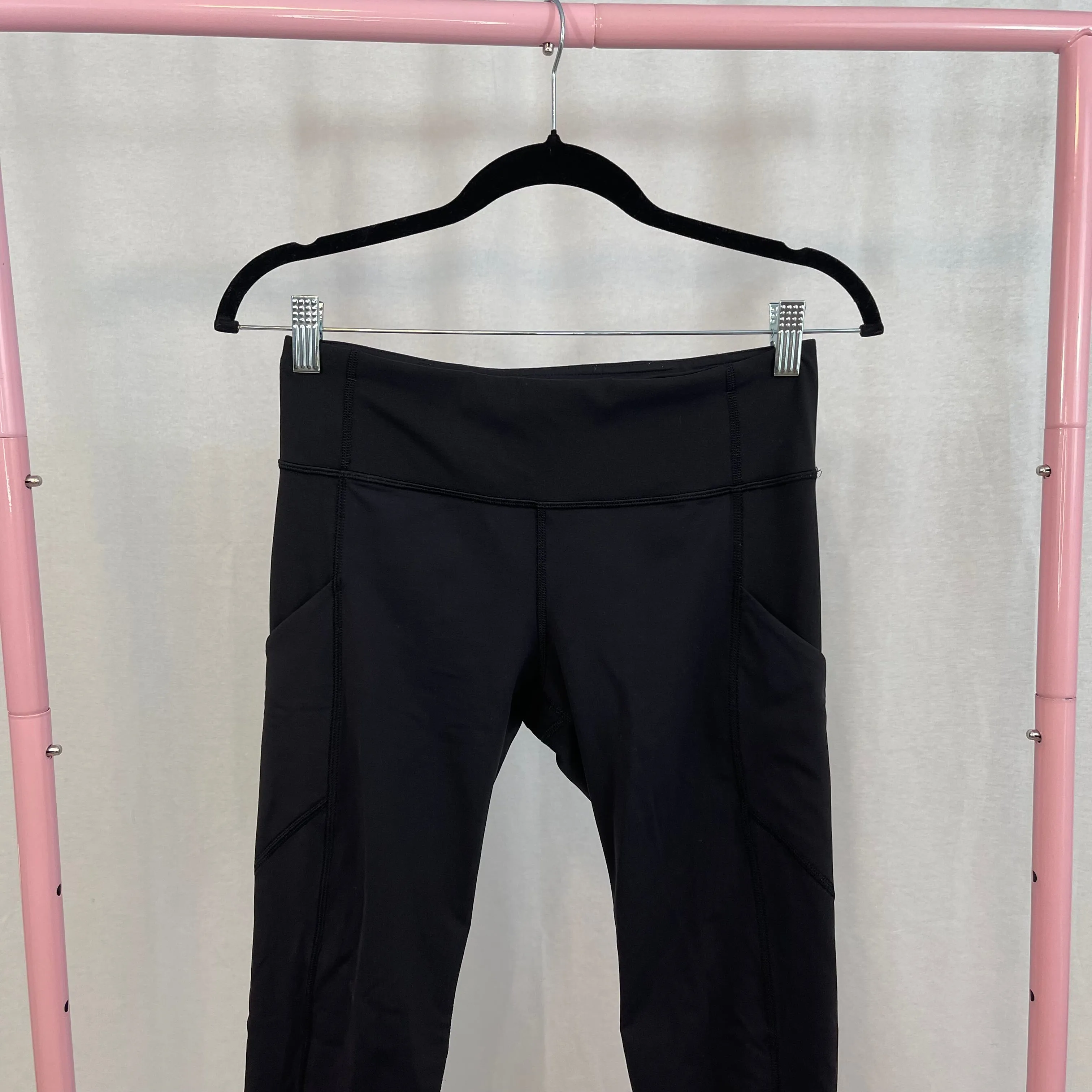 Lululemon Black Ankle Ruched Leggings size 6