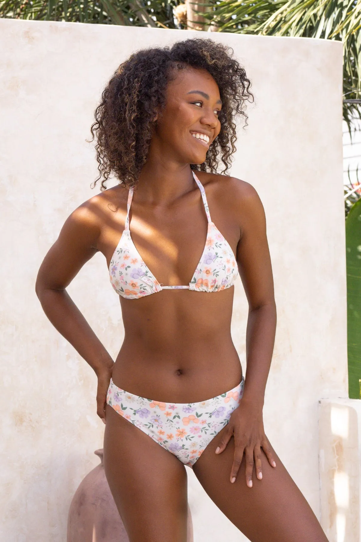 Luna 90s Bottom Final Sale - Daisy Chain Cream