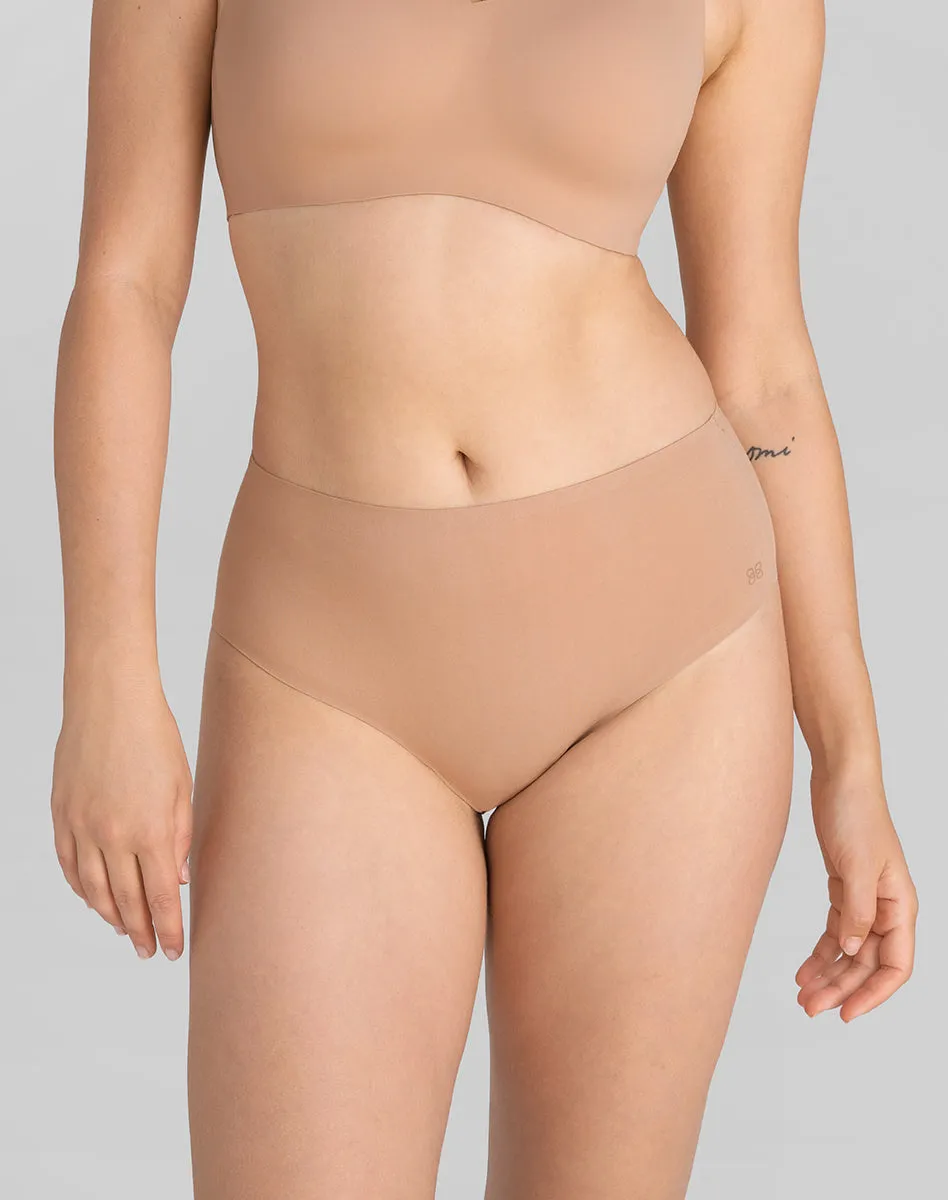 Luxurious SoftForm Cotton High-Rise Brief for Ultimate Comfort