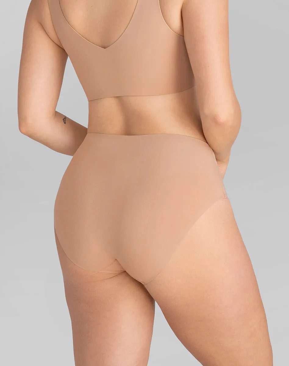 Luxurious SoftForm Cotton High-Rise Brief for Ultimate Comfort