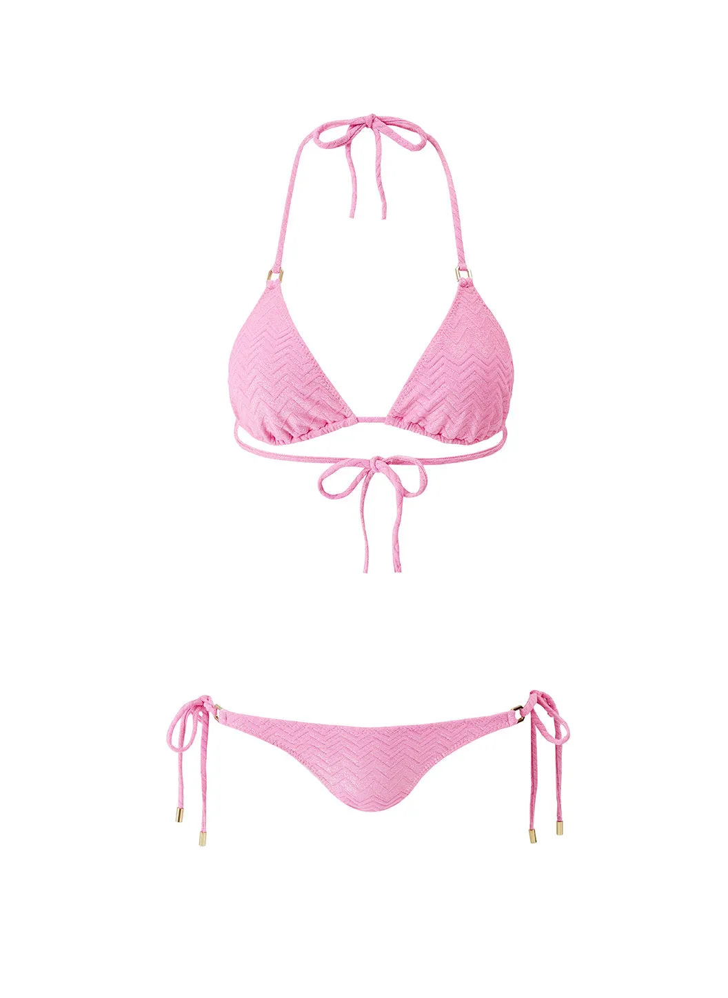 Maine Pink Zigzag Bikini