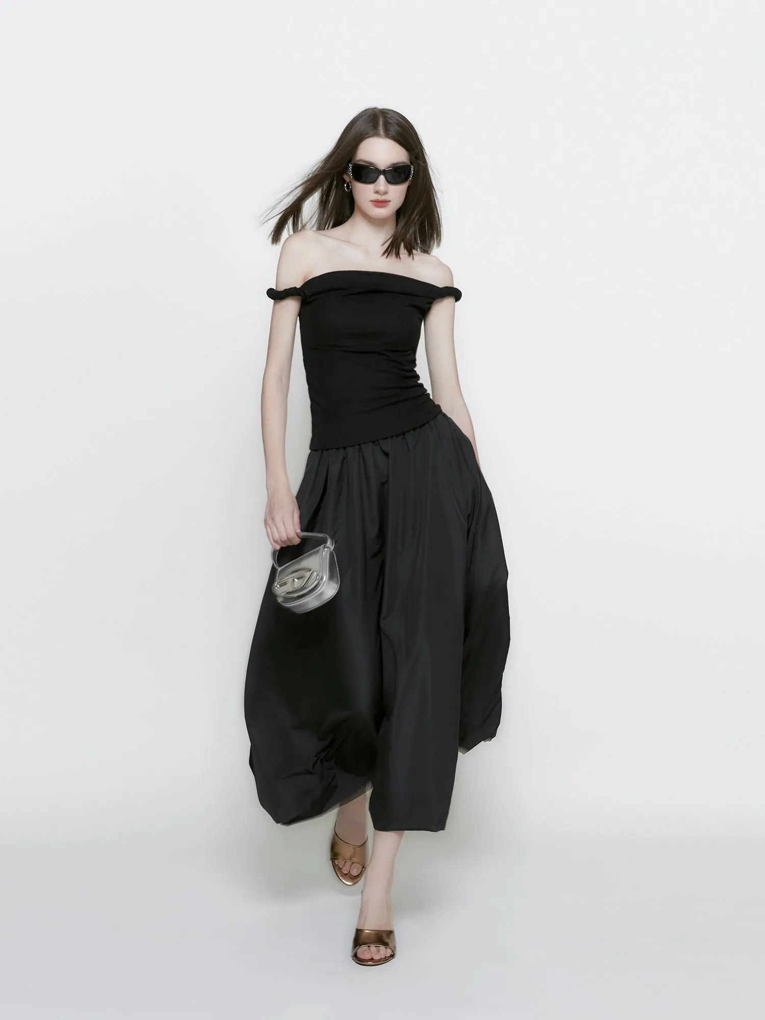 Maxi Balloon Skirt