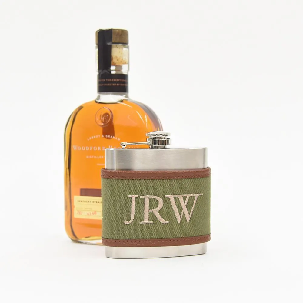 Men's Canvas Flask