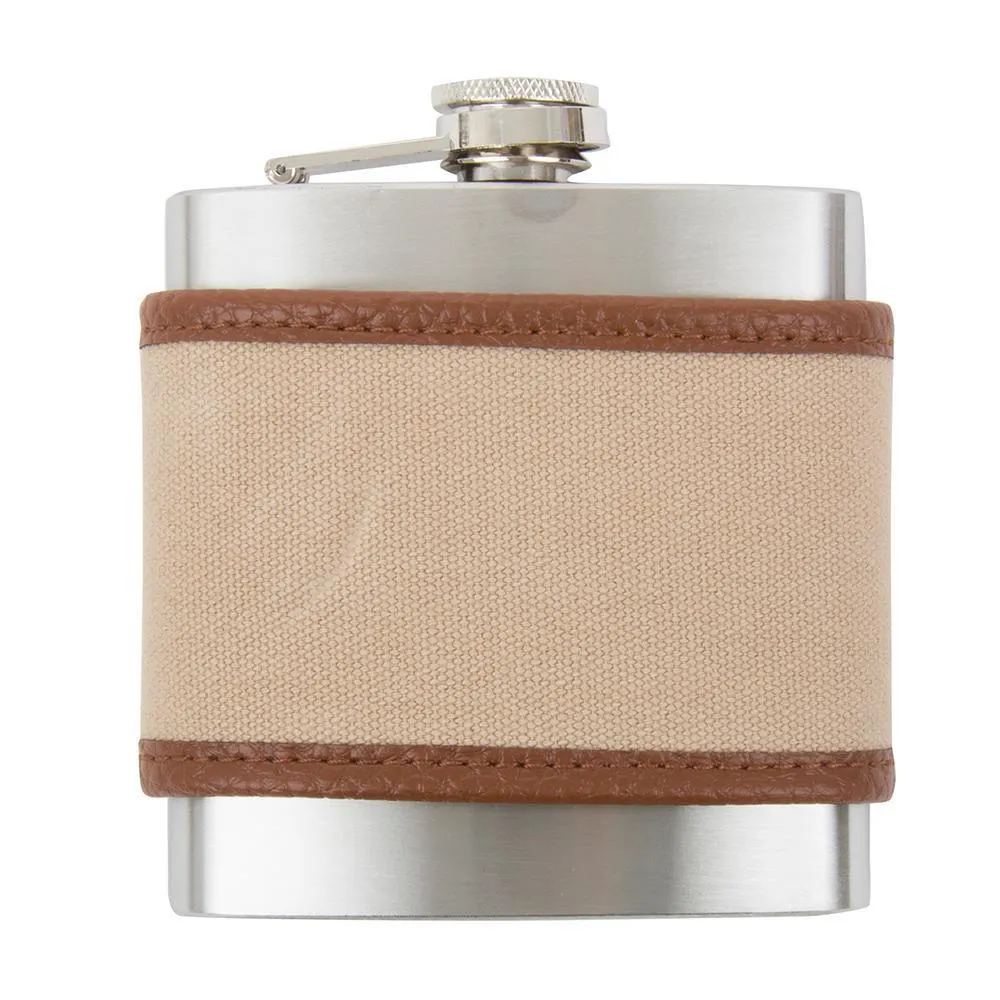 Men's Canvas Flask