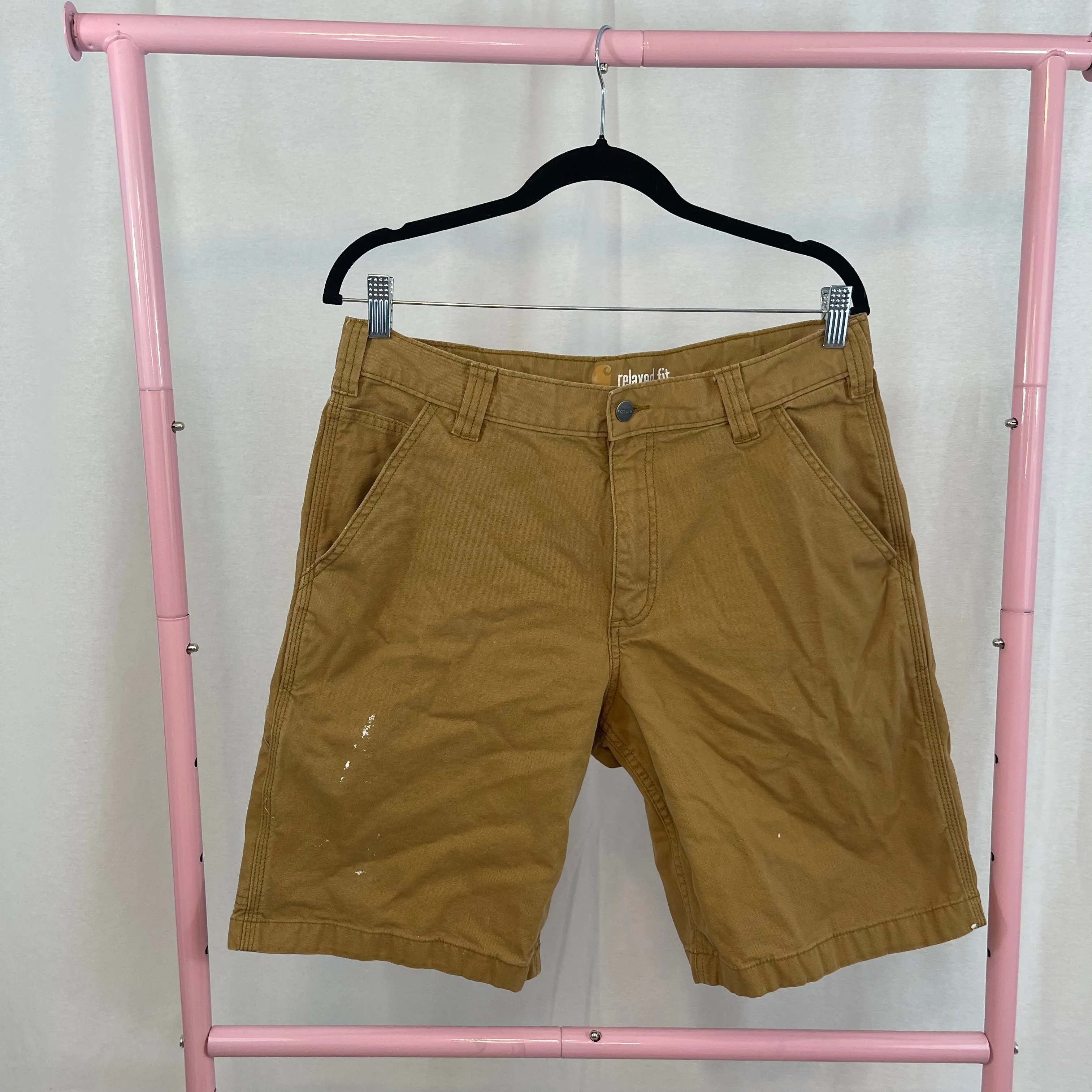 Men's Carhartt Khaki Cargo Shorts size 34