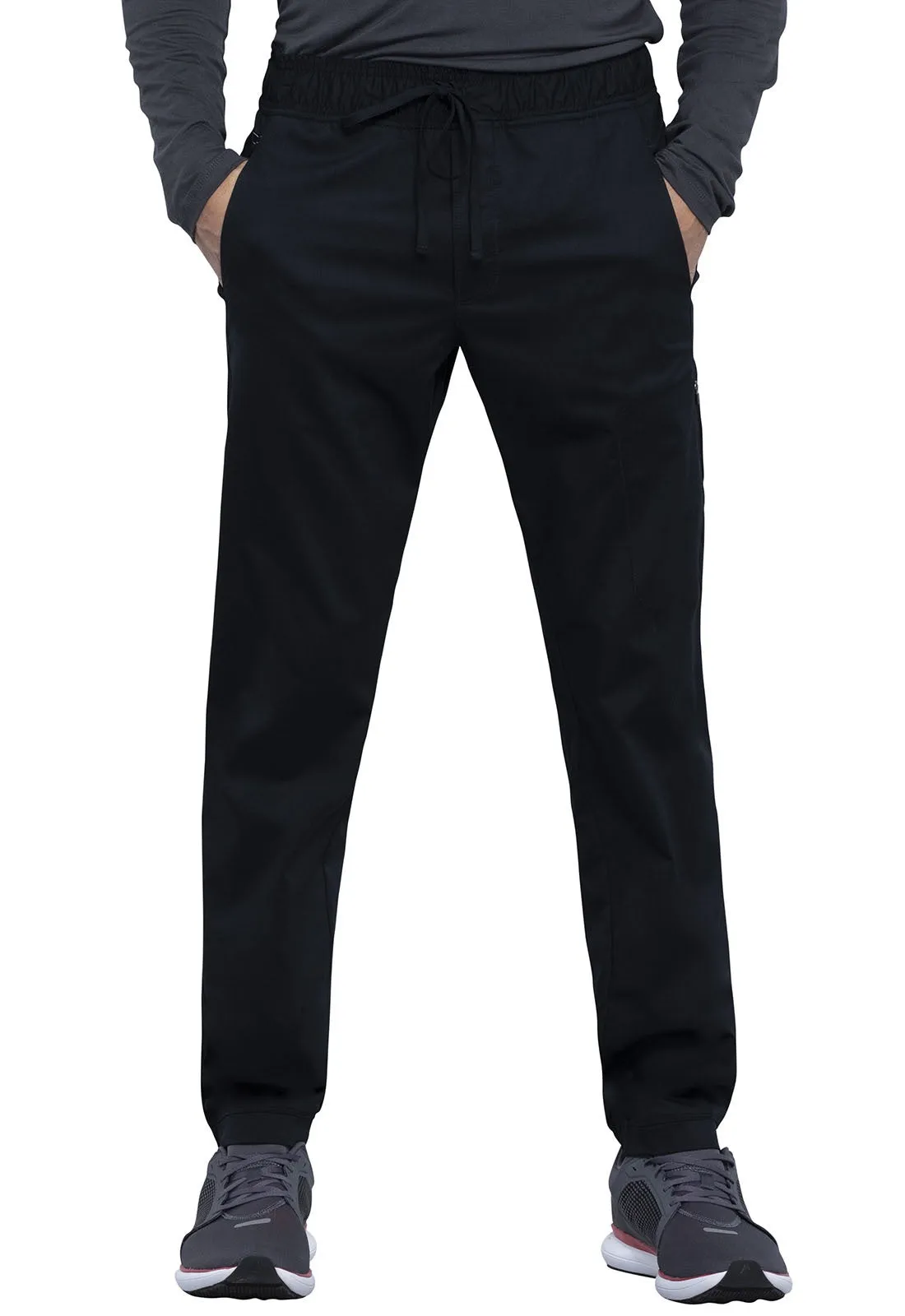 Mid Rise Tapered Leg Drawstring Pant