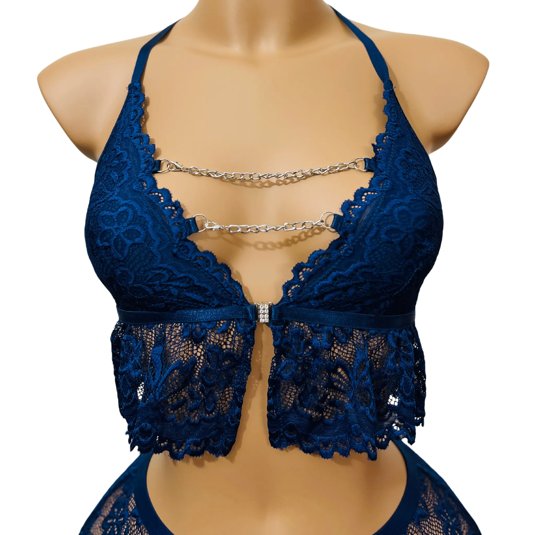 Midnight Blue Bikini – Effortless Elegance