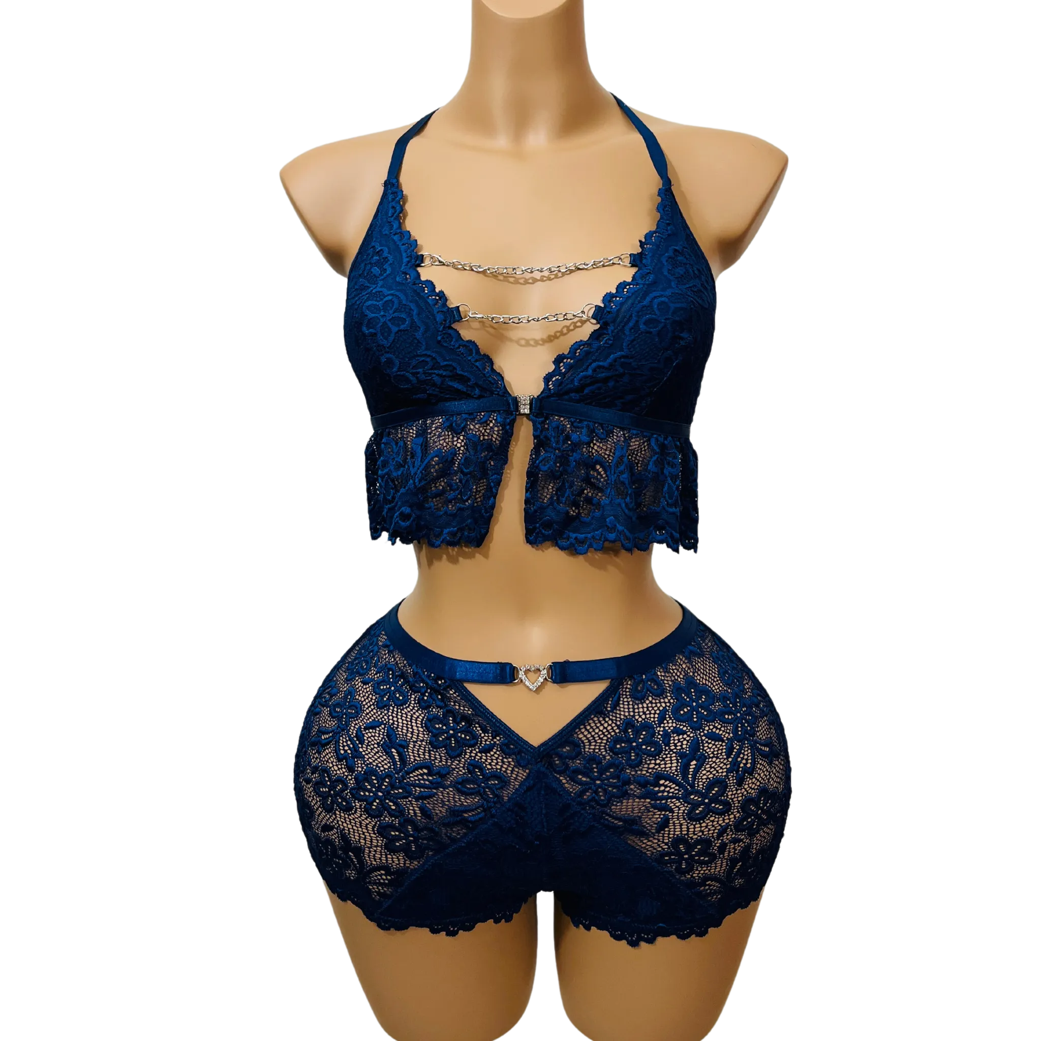 Midnight Blue Bikini – Effortless Elegance