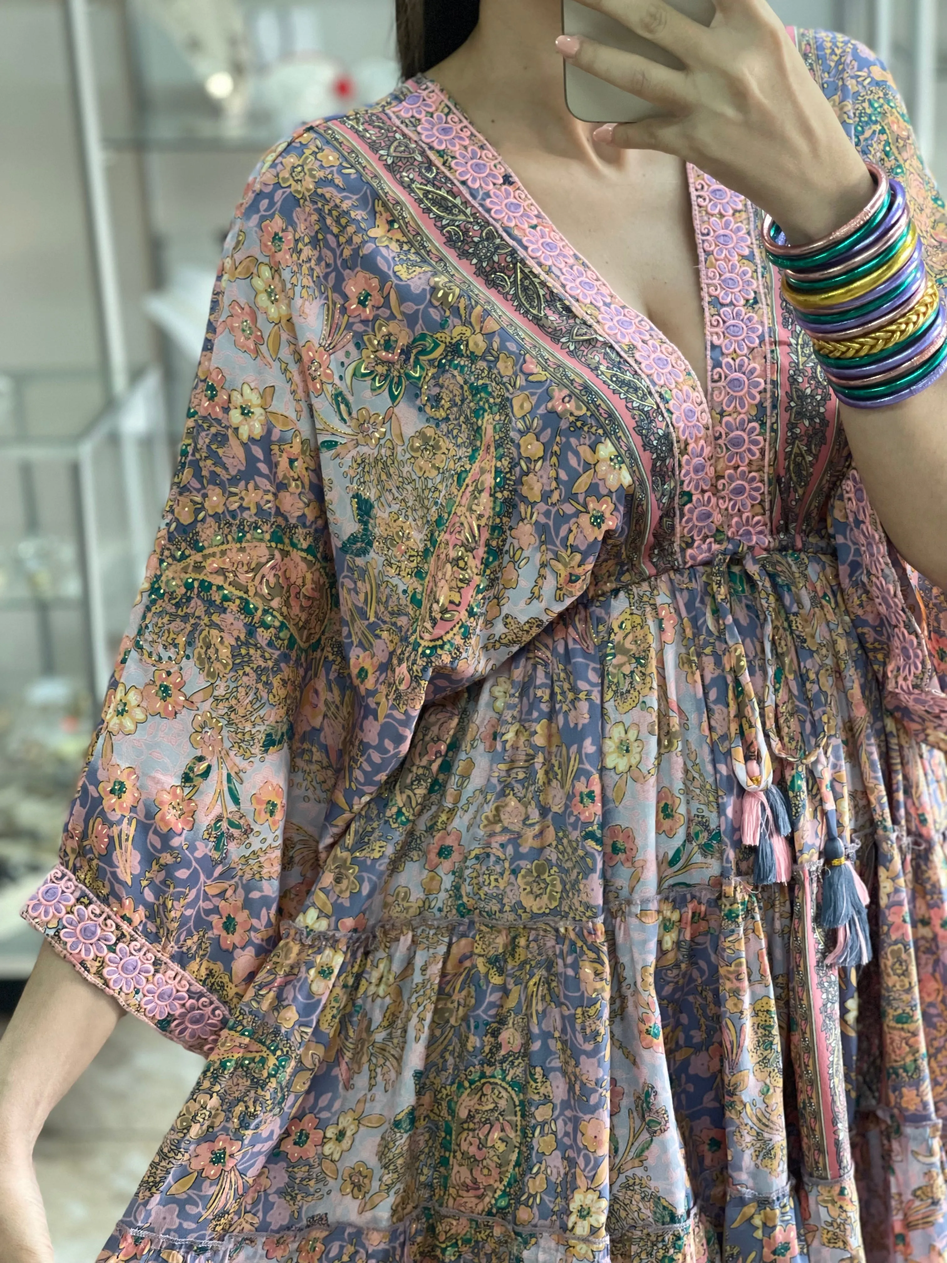 Mini Boho OS Dress