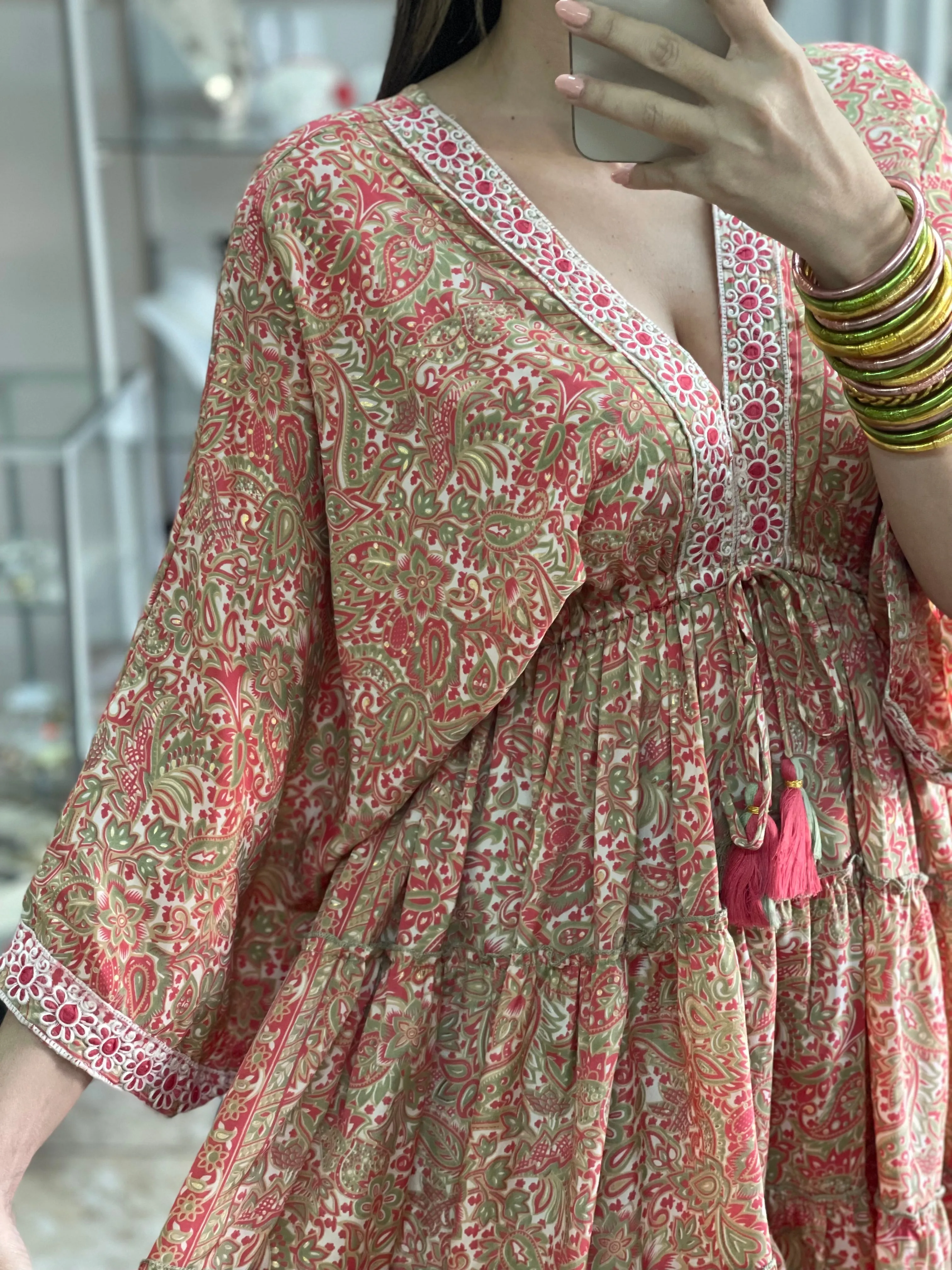 Mini Boho OS Dress