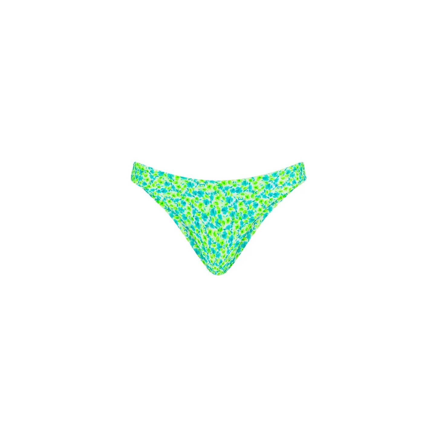 Minimal Full Coverage Bikini Bottom - Apple Blossom