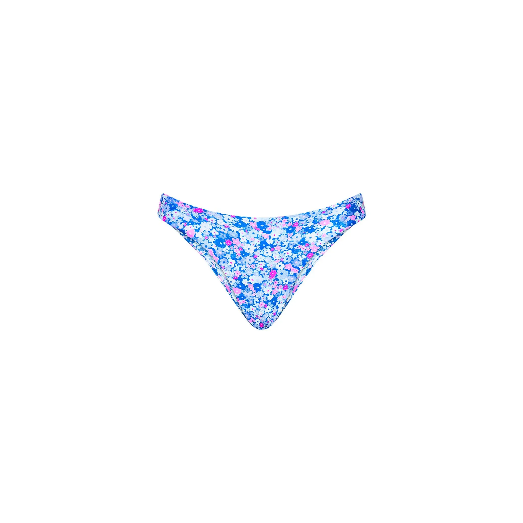 Minimal Full Coverage Bikini Bottom - Purple Pearls