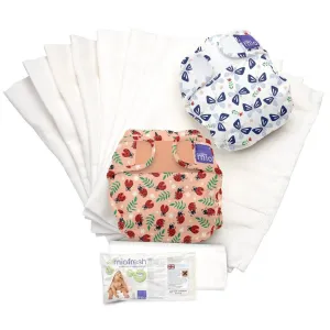 Mioduo Reusable Nappy Set Bugs Life Size 1
