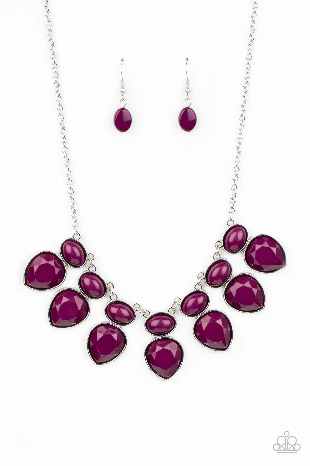 Modern Masquerade  - PURPLE  Necklace