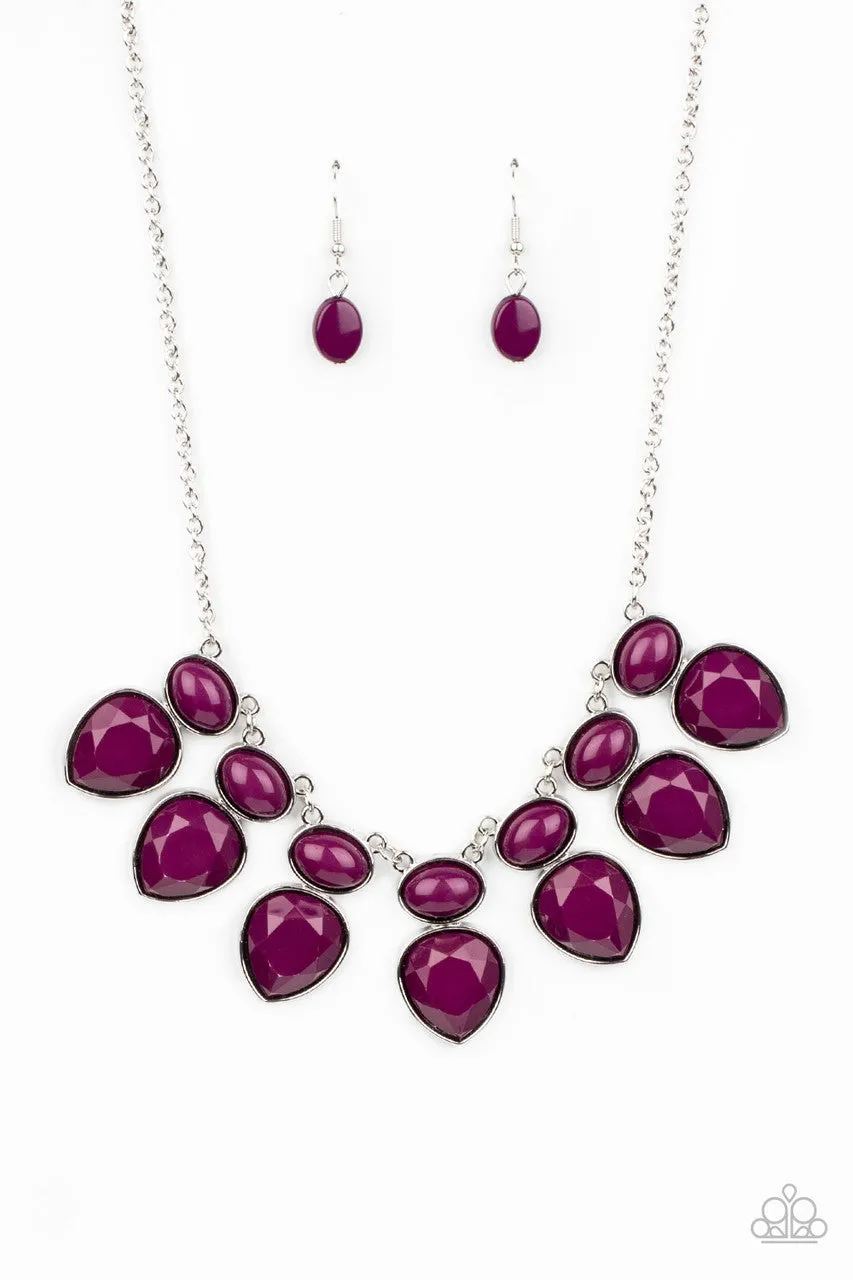 Modern Masquerade Purple Paparazzi Necklace