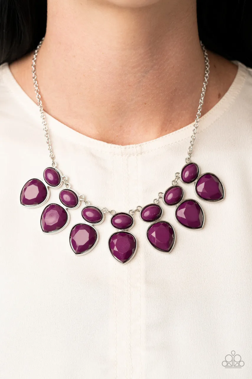 Modern Masquerade Purple Paparazzi Necklace