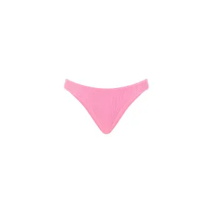 Modest Bind Full Coverage Bikini Bottom - Taffy Pink Ribbed