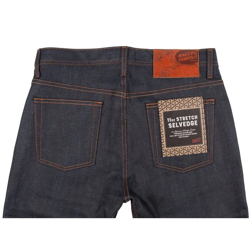 Naked & Famous Denim 11oz Stretch Selvedge - Weird Guy Jeans