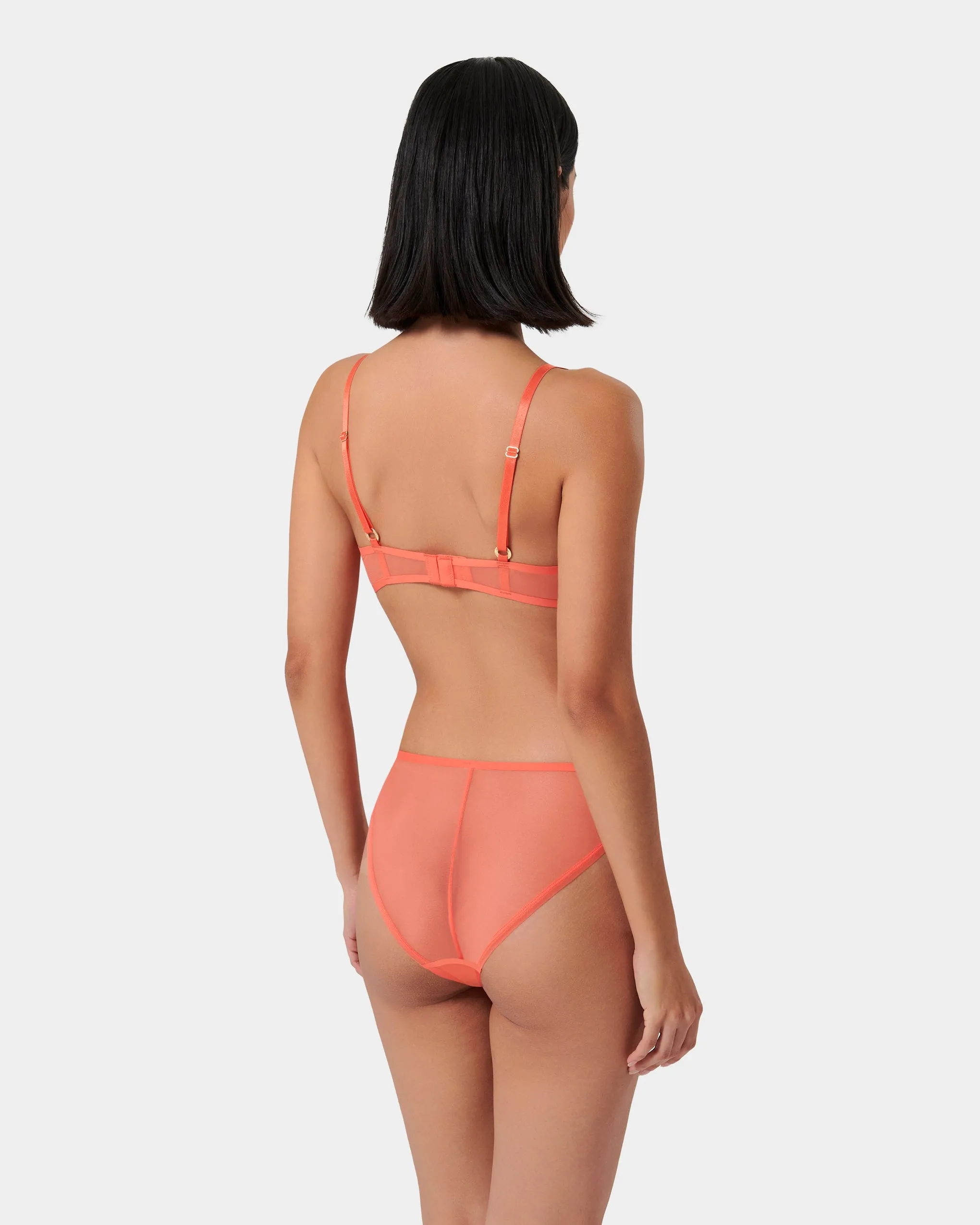 Naomi Soft Bra Hot Coral