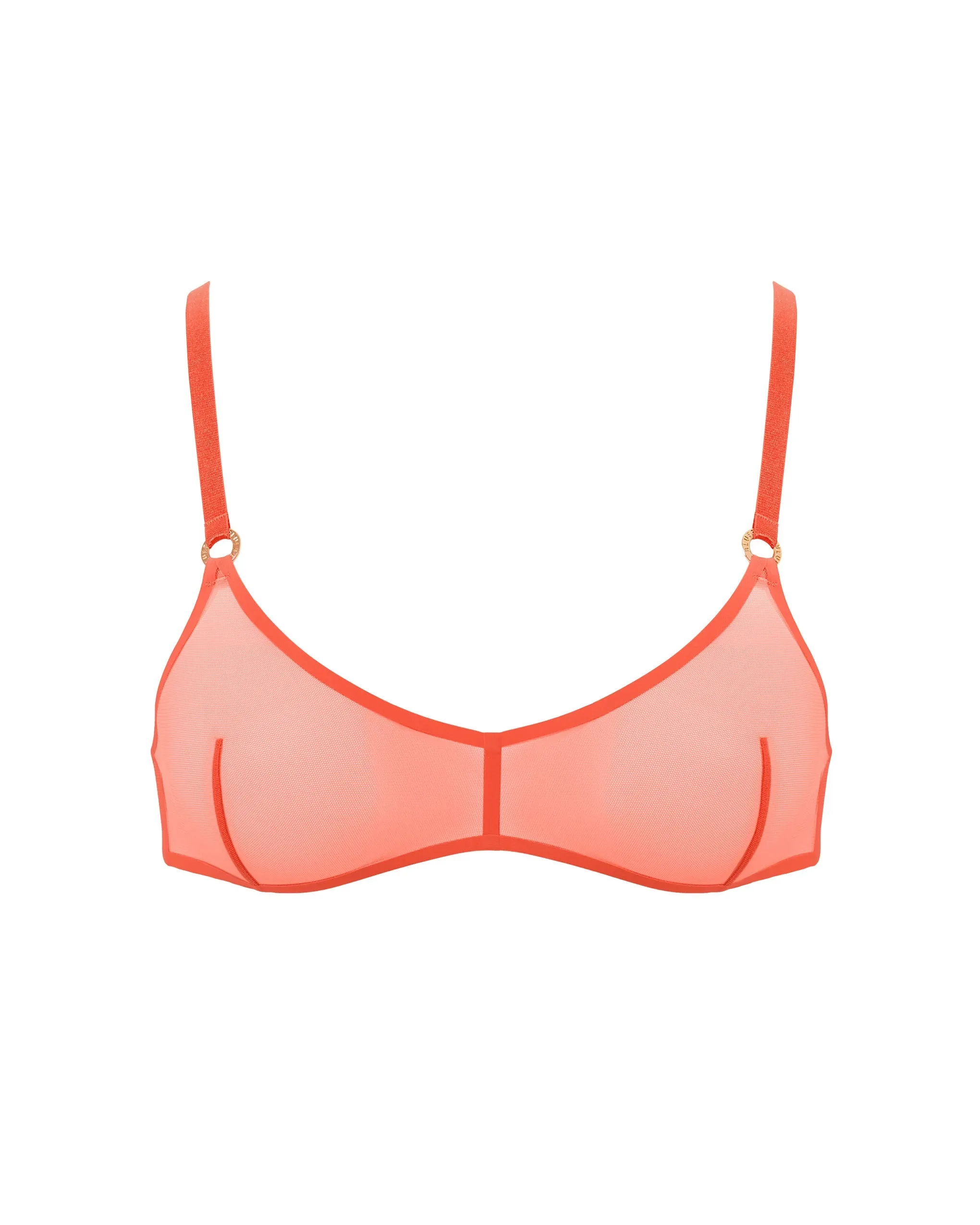Naomi Soft Bra Hot Coral