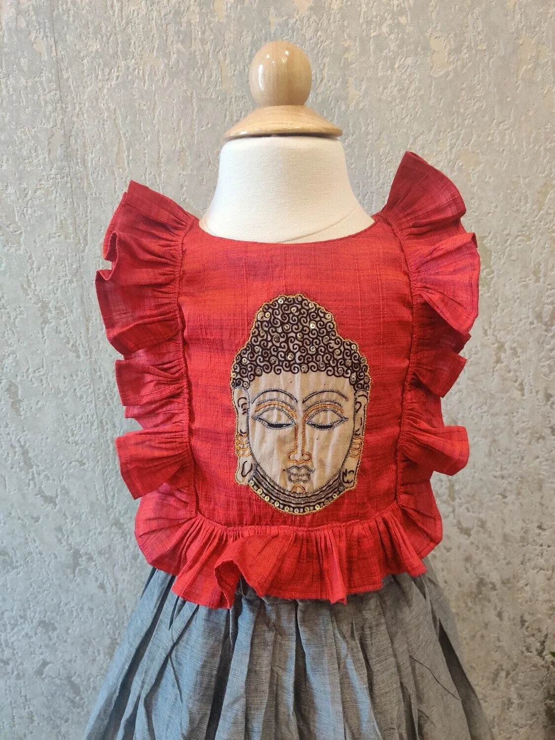 Naraynpet Lehenga Kids Pavada | kids Pattu Langa | Girl Pavada | Baby Girl Dress | Indian Kids Girl Dress | Indian girls Dress [2-4 Years]