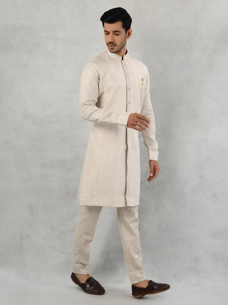 Natural Beige Kurta Pajama | TULA