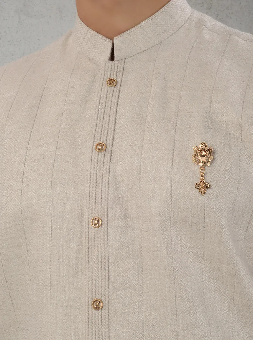 Natural Beige Kurta Pajama | TULA