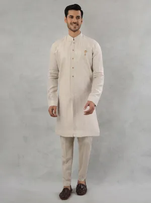 Natural Beige Kurta Pajama | TULA