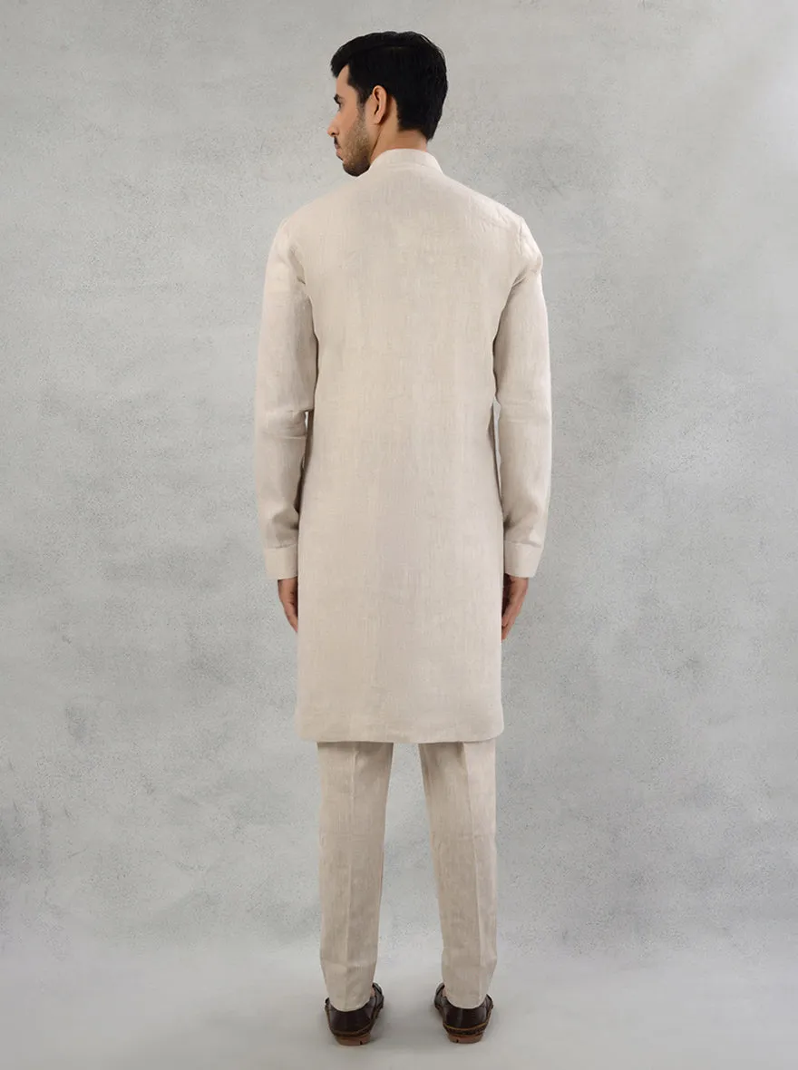 Natural Beige Kurta Pajama | TULA