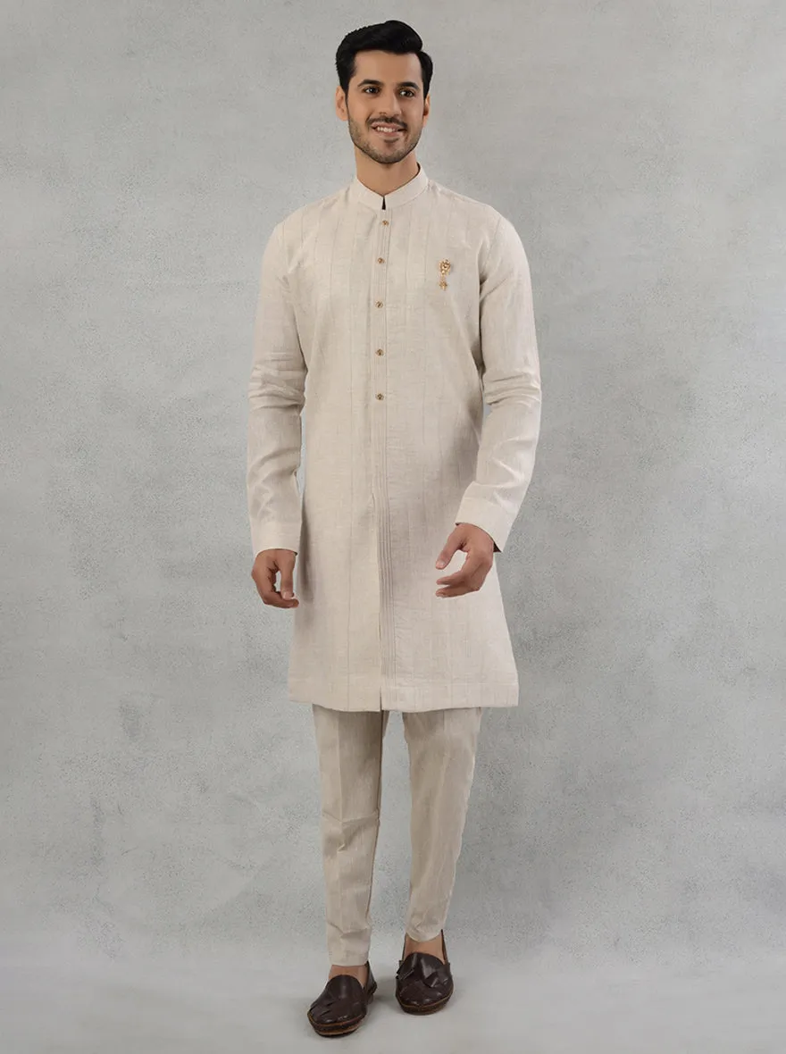 Natural Beige Kurta Pajama | TULA