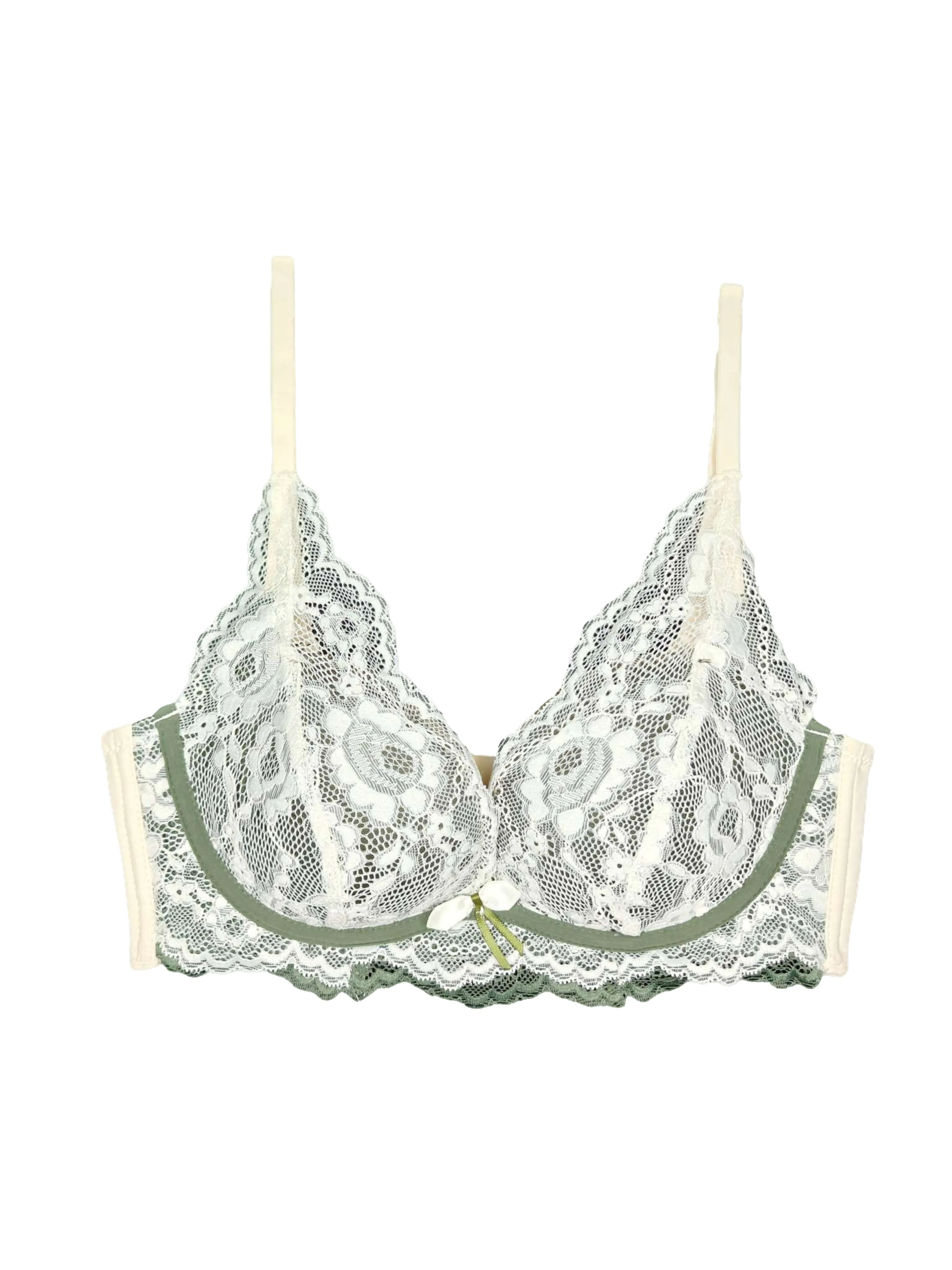 Natural Latex Wire-Free Push-Up Bra