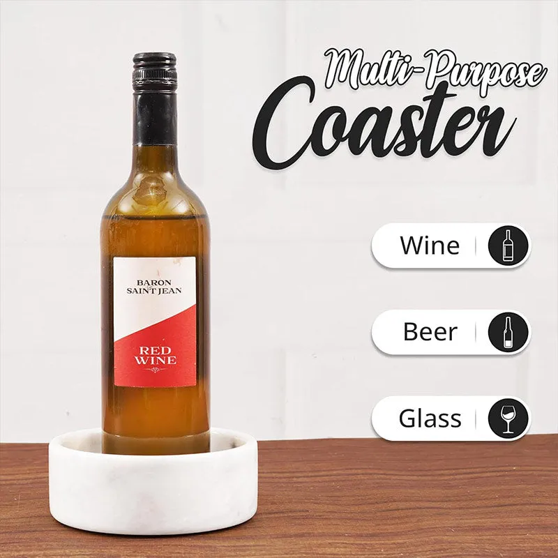 Natural Marble Wine Bottle Coasters - Wine Bottle Coaster-Modern Home Décor Bar