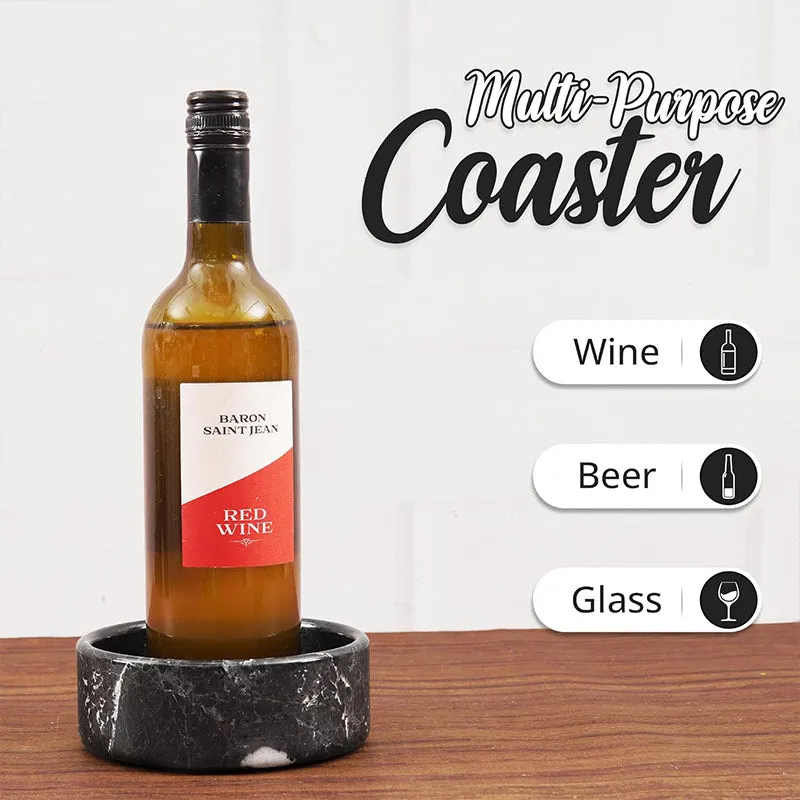 Natural Marble Wine Bottle Coasters - Wine Bottle Coaster-Modern Home Décor Bar